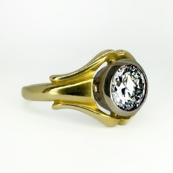 Edwardian 1.2ct Diamond Single Stone Ring - Saddingtons Jewellery Stand 375 - image 4