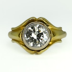 Edwardian 1.2ct Diamond Single Stone Ring - Saddingtons Jewellery Stand 375