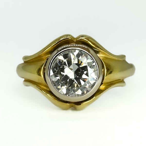 Edwardian 1.2ct Diamond Single Stone Ring - Saddingtons Jewellery Stand 375 - image 1