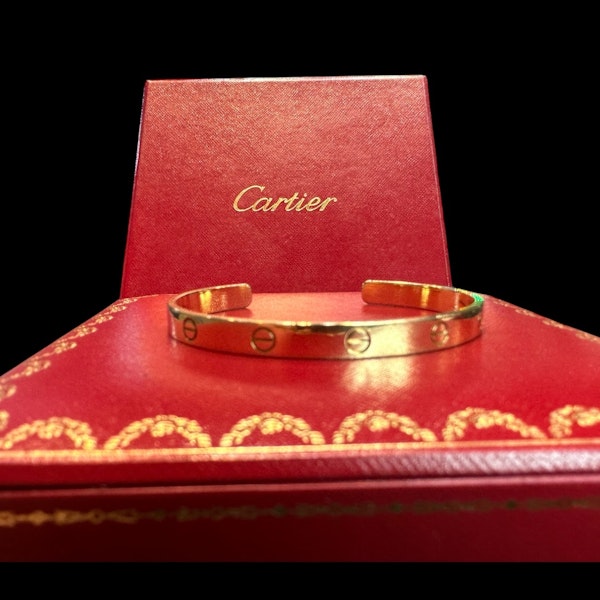Cartier LOVE Cuff Bangle Size 20 - info@marksjewellery.co.uk - image 2