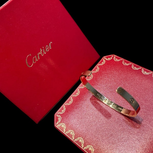 Cartier LOVE Cuff Bangle Size 20 - info@marksjewellery.co.uk - image 3