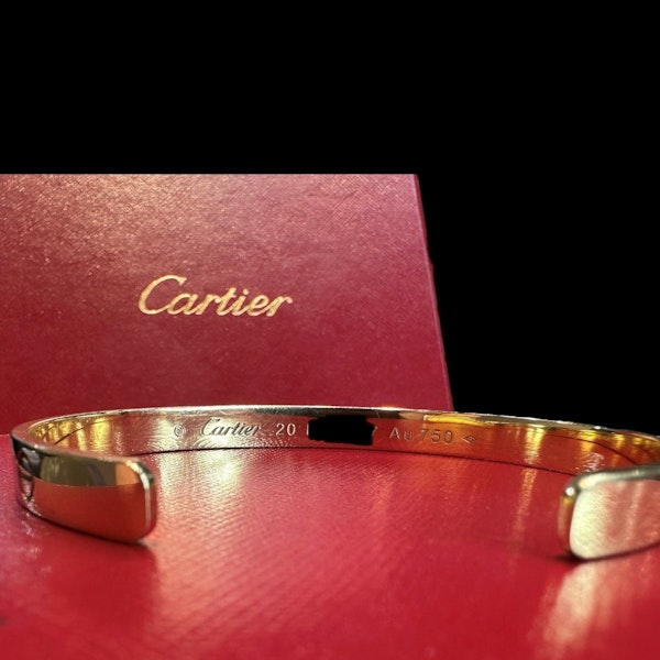 Cartier LOVE Cuff Bangle Size 20 - info@marksjewellery.co.uk - image 4