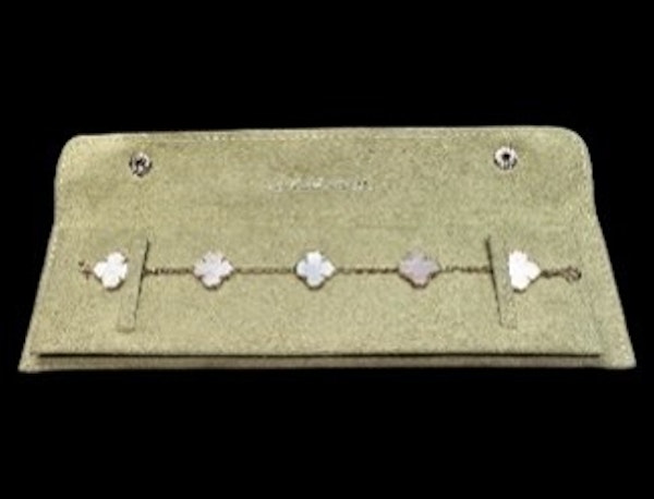 Vintage Van Cleef & Arpels Alhambra Mother of Pearl Bracelet - info@marksjewellery.co.uk - image 2