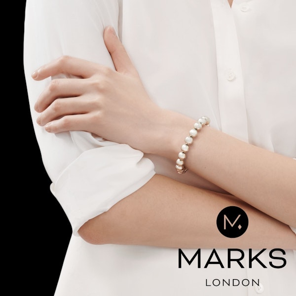 Tiffany HardWear Ball Bracelet in Silver, 10 mm - info@marksjewellery.co.uk - image 3