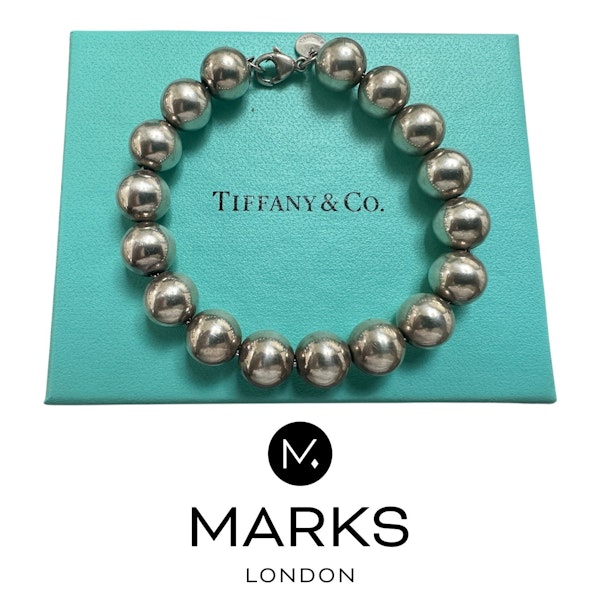 Tiffany HardWear Ball Bracelet in Silver, 10 mm - info@marksjewellery.co.uk - image 4