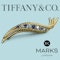 Vintage Tiffany & Co. Diamond & Sapphire Brooch - image 1