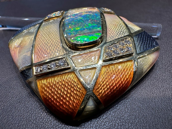 Leo De Vroomen Brooch & Earring Set - image 2