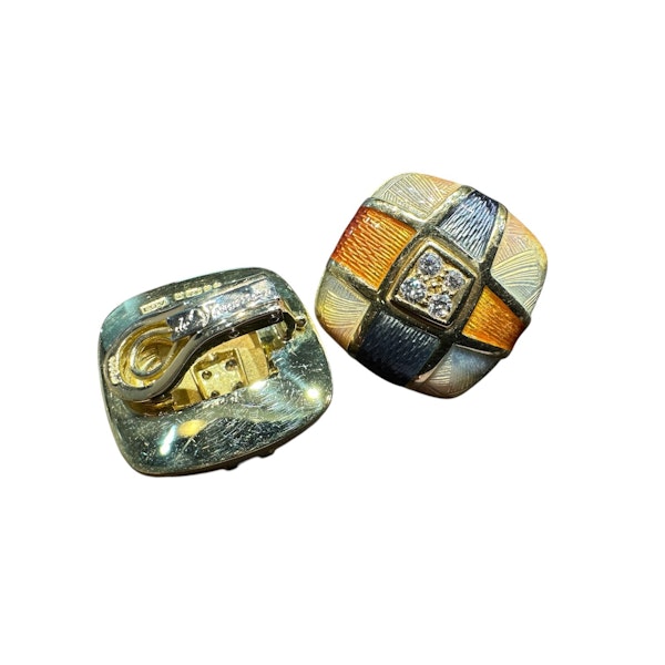 Leo De Vroomen Brooch & Earring Set - image 3