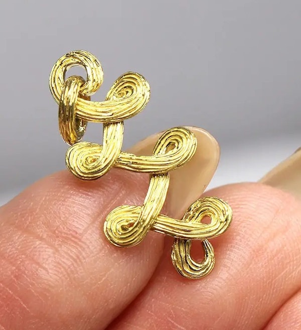 H. Stern “Celtic Dunes” Earrings in 18ct Yellow Gold - info@marksjewellery.co.uk - image 3