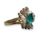 An Emerald & Diamond "Ballerina" ring - info@marksjewellery.co.uk - image 2