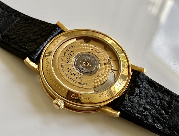 Georg Jensen gold mens watch - image 2