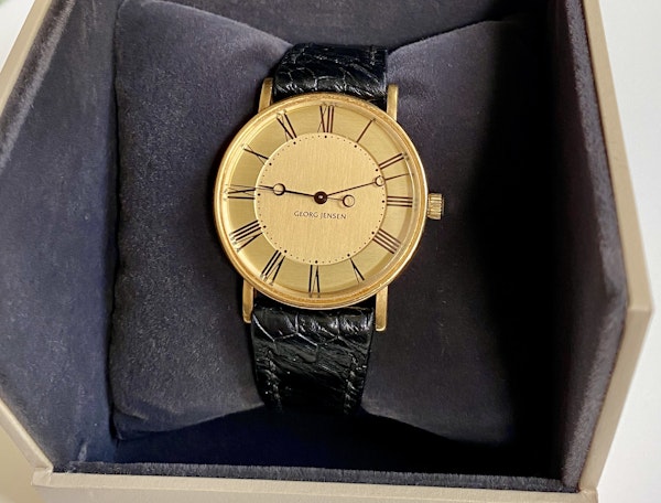Georg Jensen gold mens watch - image 3