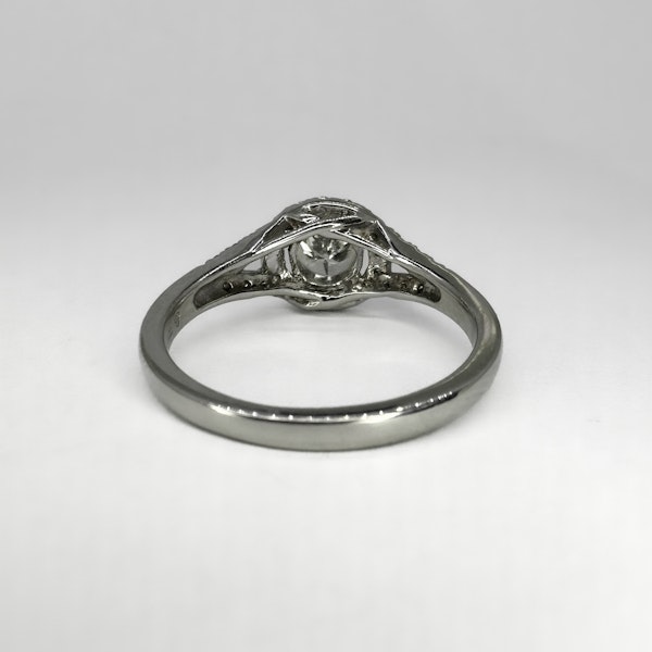 Diamond Halo Ring 0.54cts - Saddingtons Jewellery Stand 375 - image 4