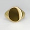 Gold Oval Signet Ring 5.2g - Saddingtons Jewellery Stand 375 - image 1