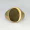 Gold Oval Signet Ring 9.3g - Saddingtons Jewellery Stand 375 - image 1