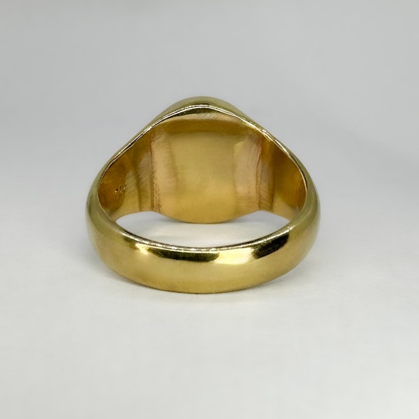 Gold Oval Signet Ring 9.3g - Saddingtons Jewellery Stand 375 - image 2