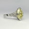 1.15ct Yellow Diamond Navette Ring - Saddingtons Jewellery Stand 375 - image 2