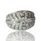 Art-Deco Style Diamond Ring in 18k White Gold - image 3