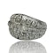 Art-Deco Style Diamond Ring in 18k White Gold - image 5