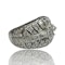 Art-Deco Style Diamond Ring in 18k White Gold - image 6