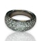 Luxurious Pavé Diamond Band in 18k White Gold - image 3