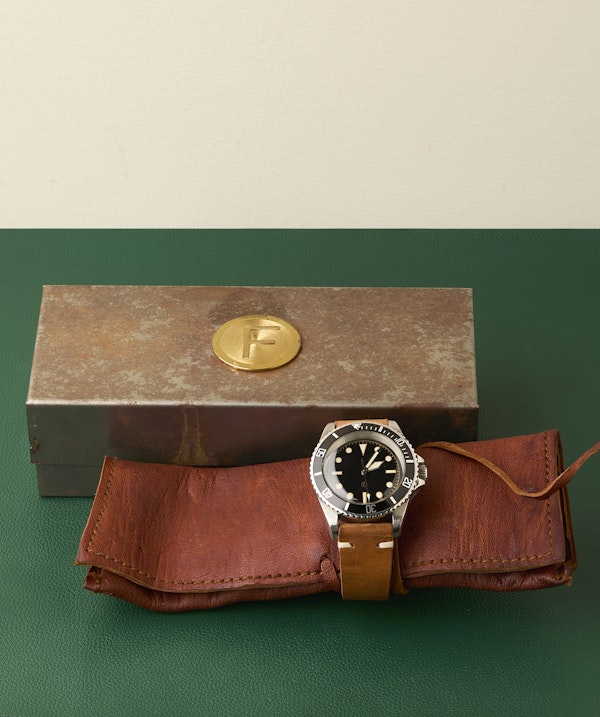 Freese 101 Gloss Black Dial Black Bezel Box Simon Freese Watch - image 16