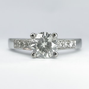 0.50ct Diamond Solitaire Ring - Saddingtons Jewellery Stand 375