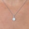0.82ct Diamond Halo Pendant - Saddingtons Jewellery Stand 375 - image 3