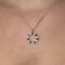 Circular Diamond Sapphire Pendant - Saddingtons Jewellery Stand 375 - image 2