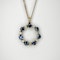 Circular Diamond Sapphire Pendant - Saddingtons Jewellery Stand 375 - image 1