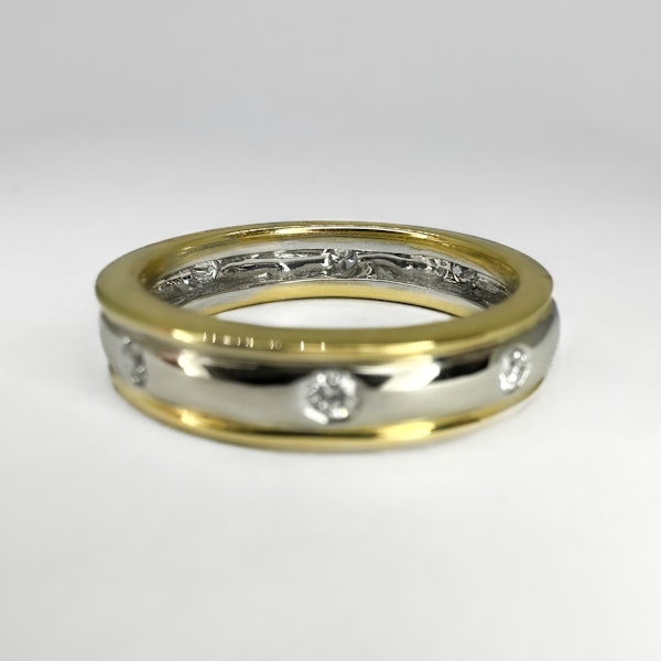 Diamond Set Wedding Band Ring - Saddingtons Jewellery Stand 375 - image 3