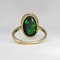 Antique Oval Black Opal Ring - Saddingtons Jewellery Stand 375 - image 4