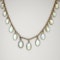 15ct Moonstone Drop Necklace - Saddingtons Jewellery Stand 375 - image 2