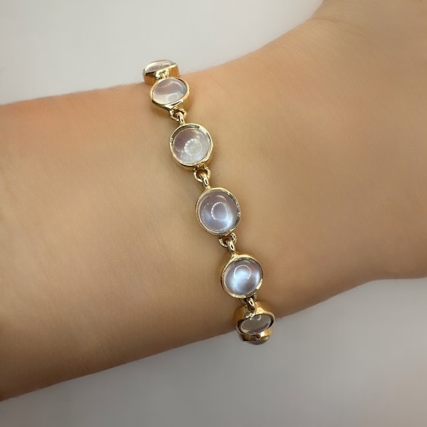 Cabochon Moonstone Bracelet - Saddingtons Jewellery Stand 375 - image 2