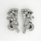 Baguette & Brilliant Cut Diamond Earrings - Saddingtons Jewellery Stand 375 - image 1
