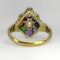 Rare Antique Multi Gem Cluster Ring - Saddingtons Jewellery Stand 375 - image 3