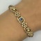 15ct Sapphire and Pearl Bracelet - Saddingtons Jewellery Stand 375 - image 1