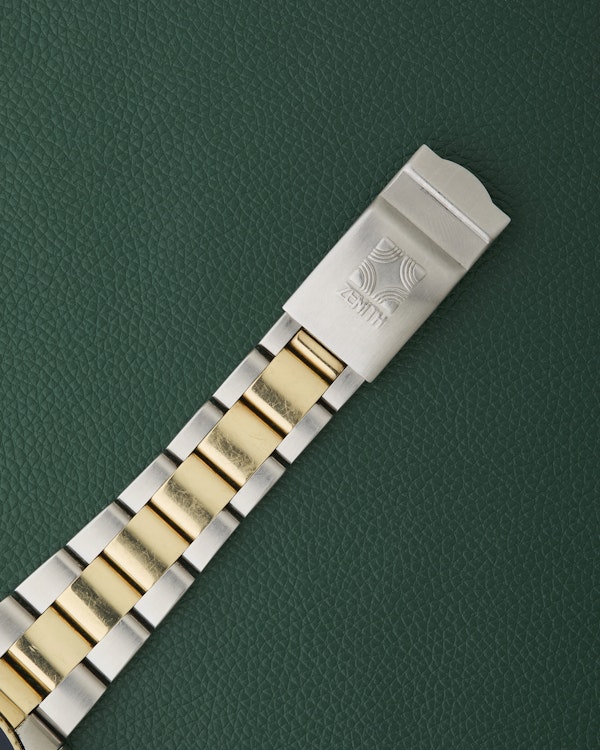 Zenith De Luca 89.0310.400 El Primero Blue Dial Steel & 14K Gold - image 15