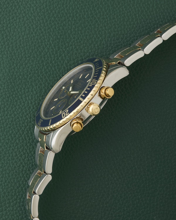 Zenith De Luca 89.0310.400 El Primero Blue Dial Steel & 14K Gold - image 4