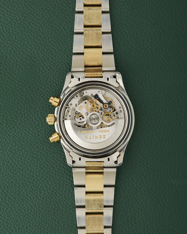 Zenith De Luca 89.0310.400 El Primero Blue Dial Steel & 14K Gold - image 12