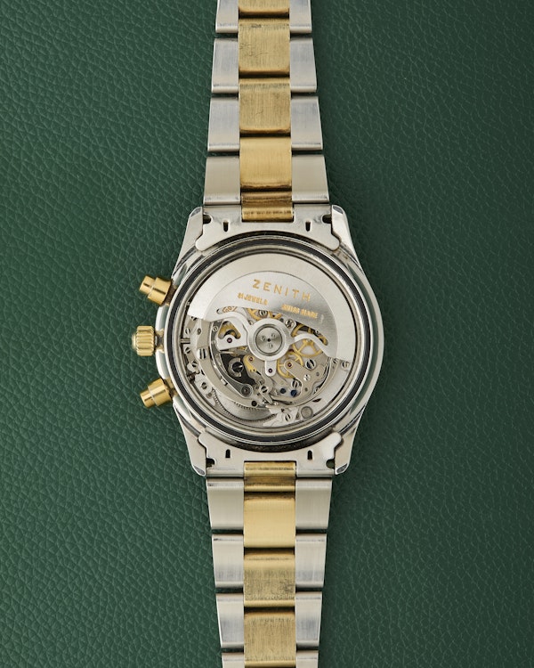 Zenith De Luca 89.0310.400 El Primero Blue Dial Steel & 14K Gold - image 11