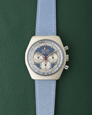 Zenith A788 El Primero Vintage Chronograph Pulsations Blue Dial