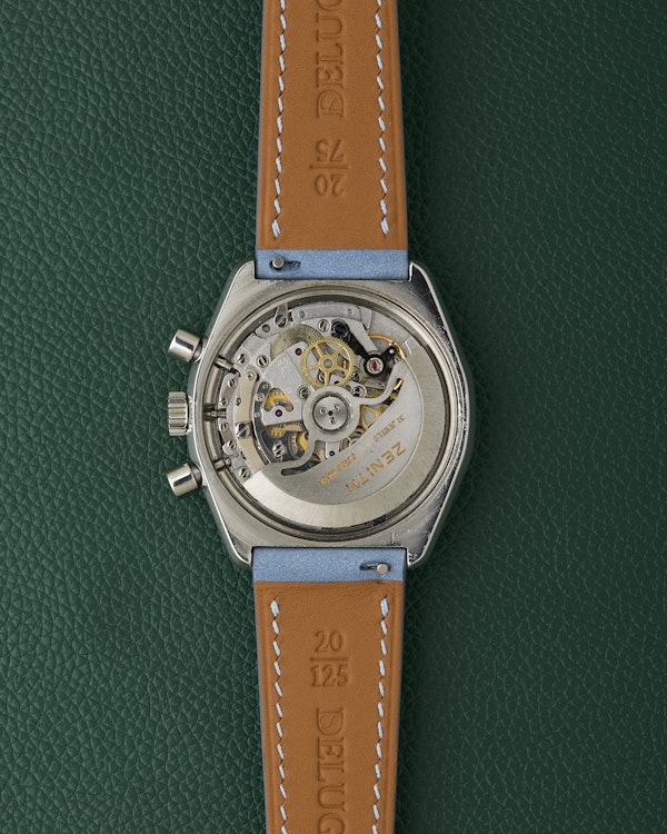 Zenith A788 El Primero Vintage Chronograph Pulsations Blue Dial - image 11