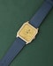 Bouverie 9K British London Yellow Gold Tank Quartz Vintage 1983 - image 3