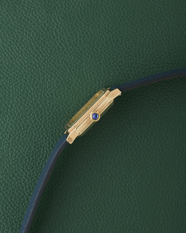 Bouverie 9K British London Yellow Gold Tank Quartz Vintage 1983 - image 4