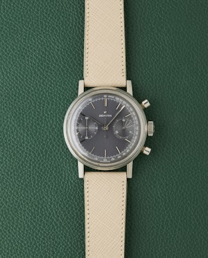 Zenith A271 Slate Sunburst Grey Vintage Chronograph