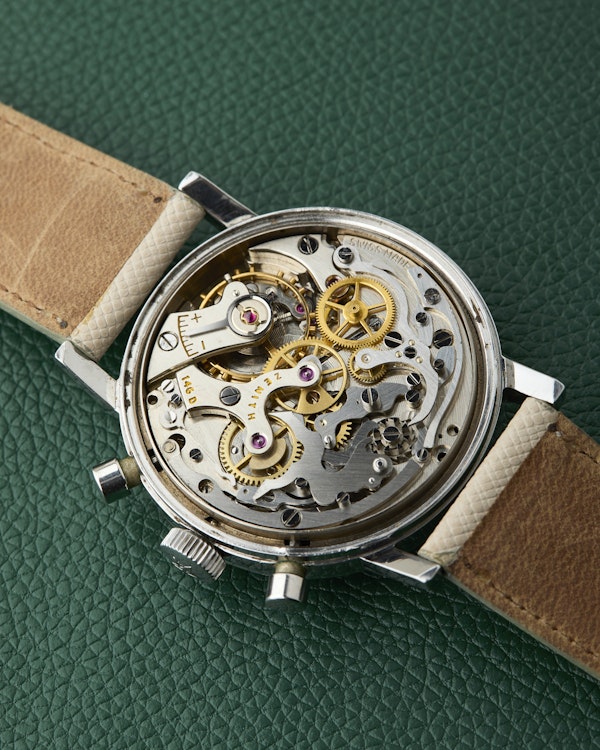 Zenith A271 Slate Sunburst Grey Vintage Chronograph - image 12