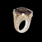 Vintage Smokey Quartz and Diamond Ring. - image 5