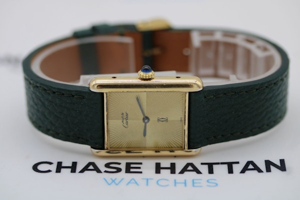 Cartier Must De Cartier Rare Discor Dial New Strap Cartier Pouch - image 3