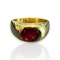 1.5ct Natural Ruby • 18k Yellow Gold • French Mark - image 2